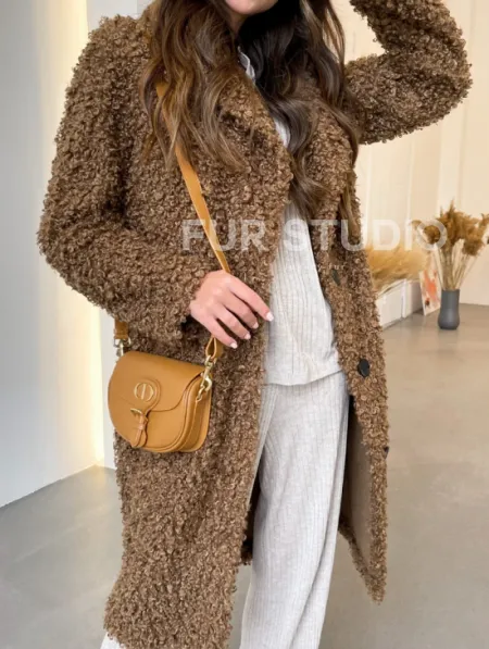 Шуба из искусственного меха - фото 2