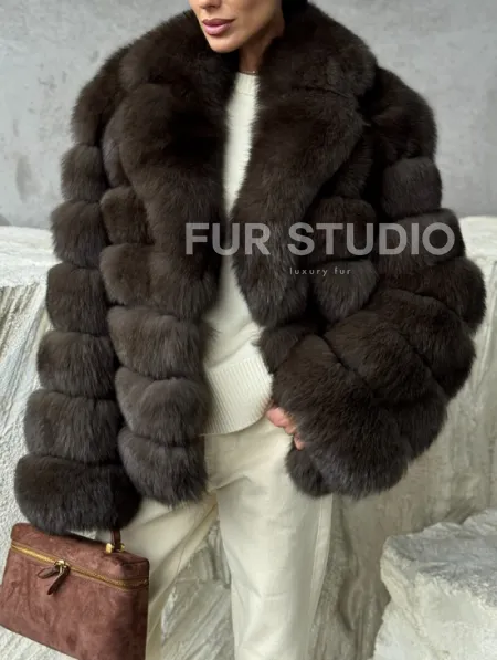 Шуба под соболя - короткая - фото 3