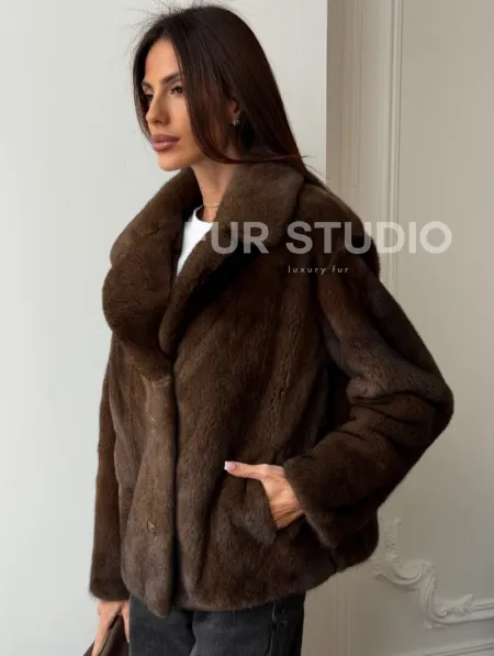 Норковый пиджак - фото 5