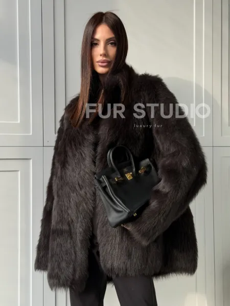 Женская дубленка из тосканы - фото 8