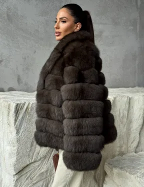 Шуба под соболя - короткая - фото 6