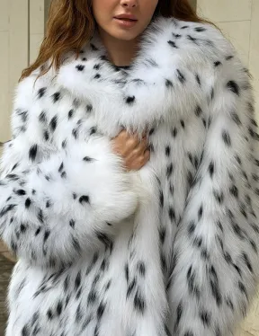 Шуба под рысь белая - фото 1
