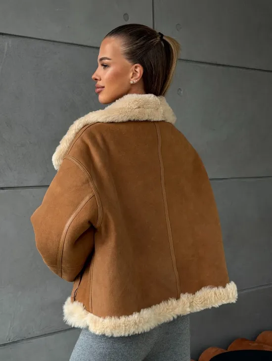 Дубленка - куртка двухсторонняя - фото 11