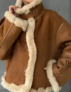 Дубленка - куртка двухсторонняя - фото 2