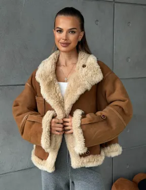 Дубленка - куртка двухсторонняя - фото 10