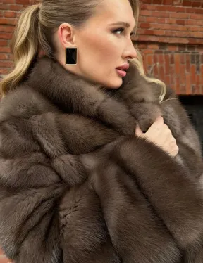 Меховой жакет из куницы - фото 2