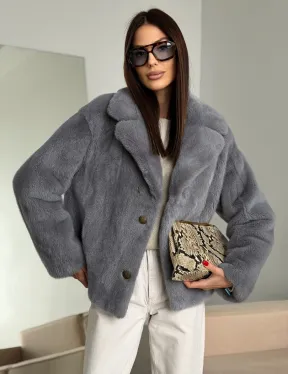 Короткая норковая шуба автоледи - фото 5