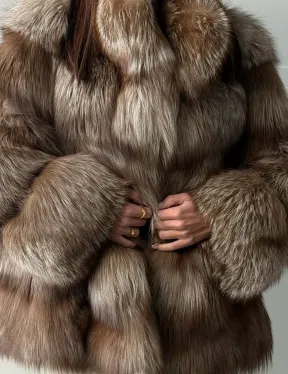 Полушубок из финской лисы - фото 2