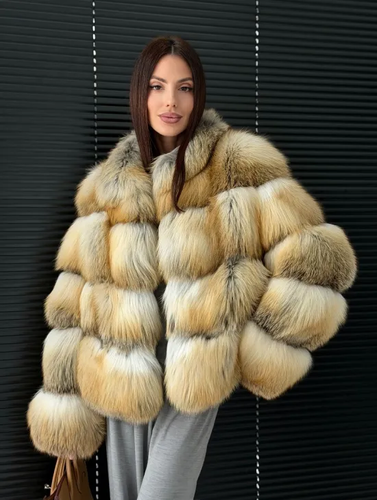 Полушубок из лисы - фото 16