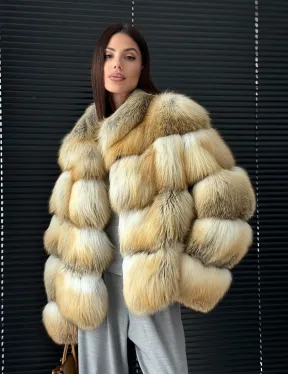 Полушубок из лисы - фото 14