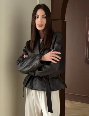 Куртка из натуральной кожи PREMIUM COLLECTION - фото 8